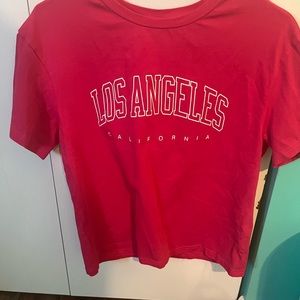 Pink los Angeles California tshirt